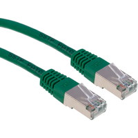 Rs Pro 411211 Cat6 Male RJ45 to Male RJ45 Ethernet Cable, S/FTP, Green Pvc Sheath, 2m