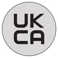 Multicomp Pro MP008140 Ukca Label, 15MM Dia, Clear Vinyl, PK100