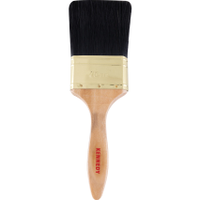 Kennedy-Pro KEN5335080K 3in., Flat, Natural Bristle, Angle Brush, Handle Wood