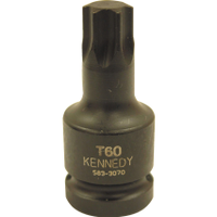 Kennedy KEN5839029K T45 Int. Torx Impact Socket 1/2"Square Drive