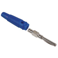 Multicomp 25.412.5 Plug, 4MM, Blue