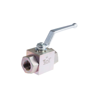 Rs Pro 2975877 Zinc Passivated Steel Hydraulic Ball Valve G 1