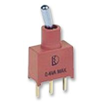 Multicomp Pro 1AS3T2B4M2RE Switch, Pcb, Spdt, ON-OFF-ON