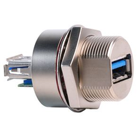 Multicomp Pro MP002432 Adapter, Usb 3.0 a RCPT-A Rcpt, IP68