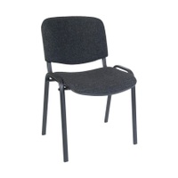 Lincoln LNC8110490K Conference Stacking Chair Charcoal