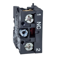 Schneider Electric ZB2BE101 Single Contact Block for Head ÃÂÃÂÃÂÃÂ22 1NO Screw Clamp