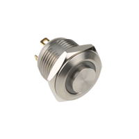 Rs Pro 1759640 Illuminated Push Button Switch, Momentary, Panel Mount, 16mm Cutout, Spst, White Led, 36V Dc, IP67