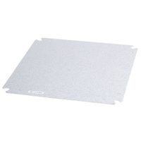 Rs Pro 7587172 Steel Mounting Plate for Use With 300 X 300 Enclosure, 248 X 248mm