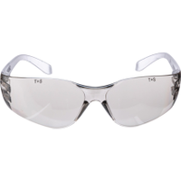 Sitesafe SSF9601640K Safety Glasses, Clear Lens, Frameless, Clear Frame, High Temperature Resistant/Impact-resistant/Scratch-resistant/UV-resistant