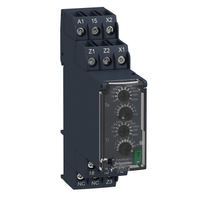 Schneider Electric RE22R1MLMR Modular Timing Relay, Harmony, 8A, 1 Co, 0.05S…300H, Asymmetrical Flashing, 24...240V Ac Dc