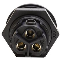 Multicomp Pro MP011824 Circular Conn, M35, Plug, 3POS, Panel