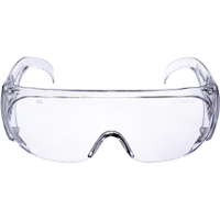 Sitesafe SSF9601520K Safety Glasses, Clear Lens, Half-Frame, Clear Frame, Impact-resistant/UV-resistant