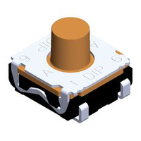 Multicomp Pro MP000716 Tactile Switch, 0.05A, 32VDC, Illum, Smd