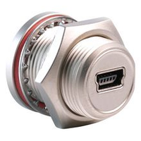 Multicomp Pro MP002434 Mini USB-B IP68 Panel Jack Connector
