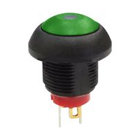 Multicomp Pro MPP12-6B2A6SM4CAS05L00 Pb Sw, Spst, 0.4A, 32VAC, PANEL/TH