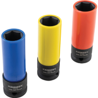 Kennedy KEN5839197K 1/2in. Drive Wheel Nut Impact Socket Set, 3 Piece