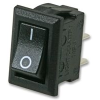 Multicomp Pro MCMRA-1-KKFTC Rocker Switch, Spst, 3A, 250V, Panel