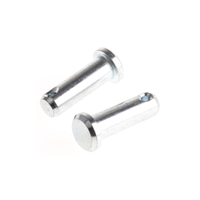 Rs Pro 0838940 19.05mm Bright Zinc Plated Steel Clevis Pin, 6.35mm Diameter (1 Bag of 10)