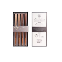 Table Matters Waltz Stainless Steel Chopstick 4 Pair(rosegold 1 S