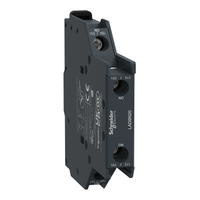 Schneider Electric LAD8N20 Auxiliary Contact Block, Tesys Deca, 2NO, Side Mounting, Screw Clamp Terminals