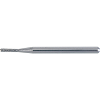York YRK2109115K AR15, Rotary Burr, Diamond, Single Cut, 1.5mm, Cylindrical Ball End