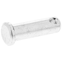 Rs Pro 0838984 25.4mm Bright Zinc Plated Steel Clevis Pin, 8mm Diameter (1 Bag of 10)