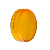 Schneider Electric ZBV015 Plain Lens for Circular Pilot Light ÃÂ22 W/ BA9S Bulb Orange (multiply by 10 Pcs)