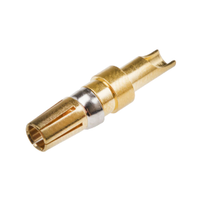 Rs Pro 3016884 , Straight , Female Gold , Copper Alloy , Backplane Connector Contact