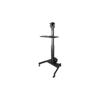 Startech WKSTNCART Mobile Workstation Cart w/ Monitor Mount