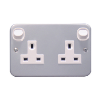 Schneider Electric ESM25 Switched Socket, Esm Series, 13A, 250V, 1 Gang