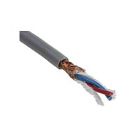 Rs Pro 2075341 Screened 2 Core Microphone Cable, 0.5 Mm² Csa, 6.2mm Od, 25m, Grey