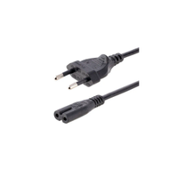 Startech 752E-3M-POWER-LEAD 3m Laptop Power Cord, Eu Plug to C7