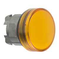 Schneider Electric ZB4BV053 Orange Pilot Light Head Ø22 With Plain Lens for Integral Led
