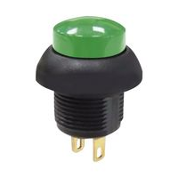 Multicomp Pro MPP12-7B2G6SM1CAS05L00 Pushbutton Sw, Spst, 0.4A, 32VAC, Panel