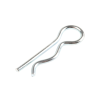 Rs Pro 0839274 Bright Zinc Plated Steel Retaining Clip, 6.35mm Diameter (1 Bag of 50)