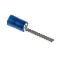Rs Pro Insulated Crimp Blade Terminal 18.1mm Blade Length, 1.5mmÂ² to 2.5mmÂ², 16AWG to 14AWG, Blue