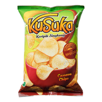 Kusuka Keripik Singkong Cassava Chips Barbeque 60g