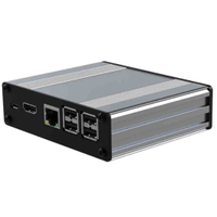 Rs Pro 1951532 Aluminium Case for Use With Raspberry Pi in Silver