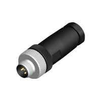 Rs Pro 2080565 Circular Connector, 4 Contacts, Cable Mount, M12 Connector, Plug, Male, IP67
