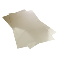 304S15 Stainless Steel Solid Metal Sheet, 500mm L, 300mm W, 0.5mm Thickness (1 Lot of 2)