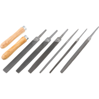 Kennedy KEN0309860K 150mm (6") 8 Piece Second Cut Engineers File Set