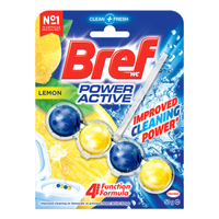 Bref Power Active Toilet Bowl Cleaner Juicy Lemon 50g