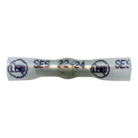 Multicomp LFMB-20/25 Terminal, Butt Splice, 24-22AWG, Clear
