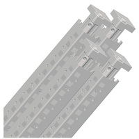 Schneider Electric NSYSFV18 Set of 4 Vertical Uprights for Spacial Sf Enclosure. Height: 1800 Mm. Ral 7035.