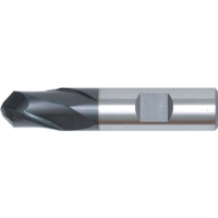 Swisstech SWT1659708A Series 97, Regular, Slot Drill, 8mm, 2fl, Weldon Flat Shank, Powdered Metal Cobalt High Speed Steel, Peak Power Coated