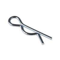 Rs Pro 0839296 33mm Bright Zinc Plated Steel Retaining Clip, 9.5mm Diameter (1 Bag of 25)