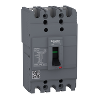 Schneider Electric EZC100N3040 Circuit Breaker,easypact EZC100N ,tmd, 40A ,3 Poles 3d