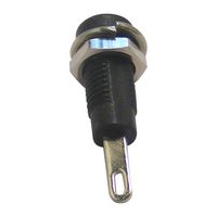 Multicomp 24.102.2 Banana Socket, 6A, 2MM, Panel, Black