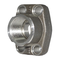 Oleo Tecnica Carbon Steel Sae Threaded 4-Bolt Flange 3" Npt O-Ring Side SAE-H-IT-N-6-O-30