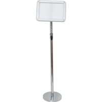 Offis OFI8360460K A4 Snap Frame With Chrome Stand